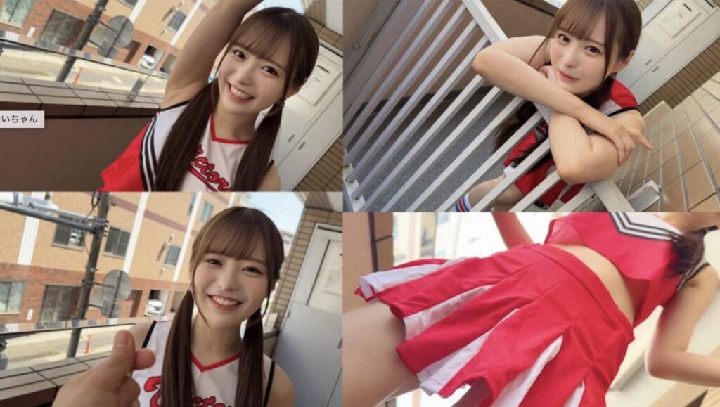 【天馬ゆい smub068】部活帰りのチアリーダー部騎乗位中出しセックスがエロすぎる