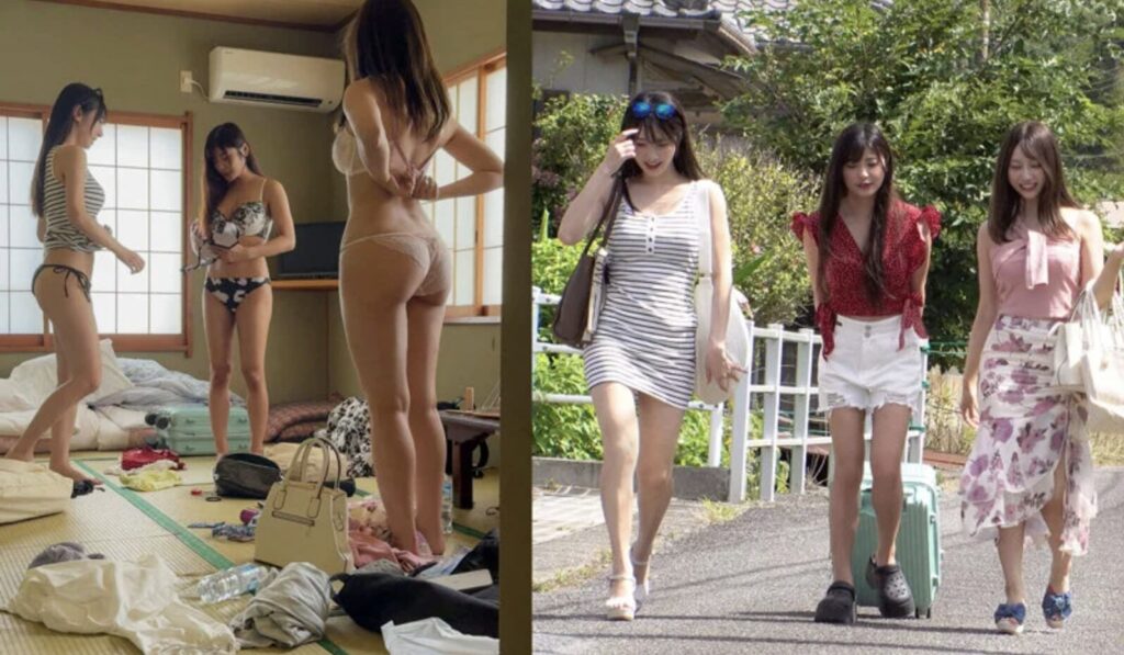 【似鳥日菜 小野坂ゆいか 春乃るる deas034】海でナンパした巨乳OLと4P中出しセックスがエロすぎる