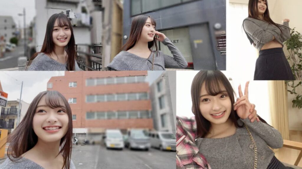 花守夏歩 私服姿で街歩き画像