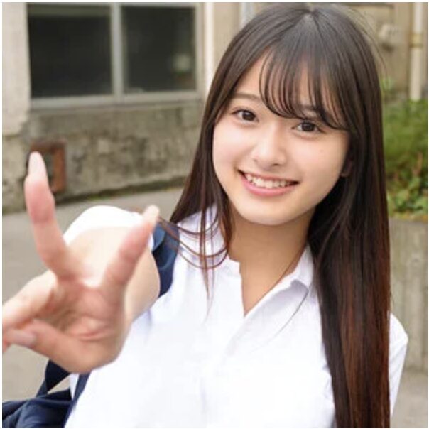 【花守夏歩で確定！】orecz434　制服でピース