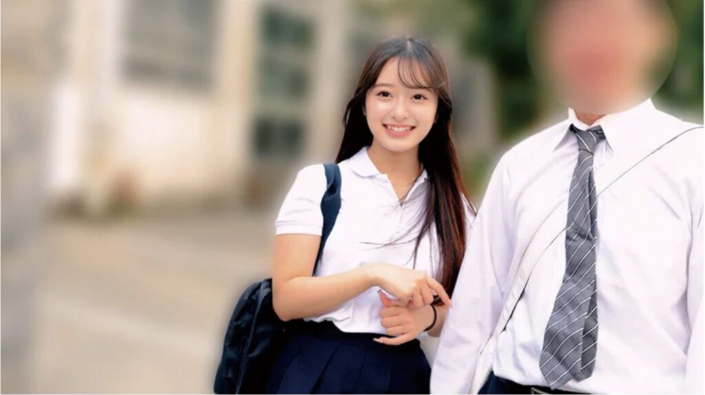 【花守夏歩で確定！】orecz434 制服で歩くシーン