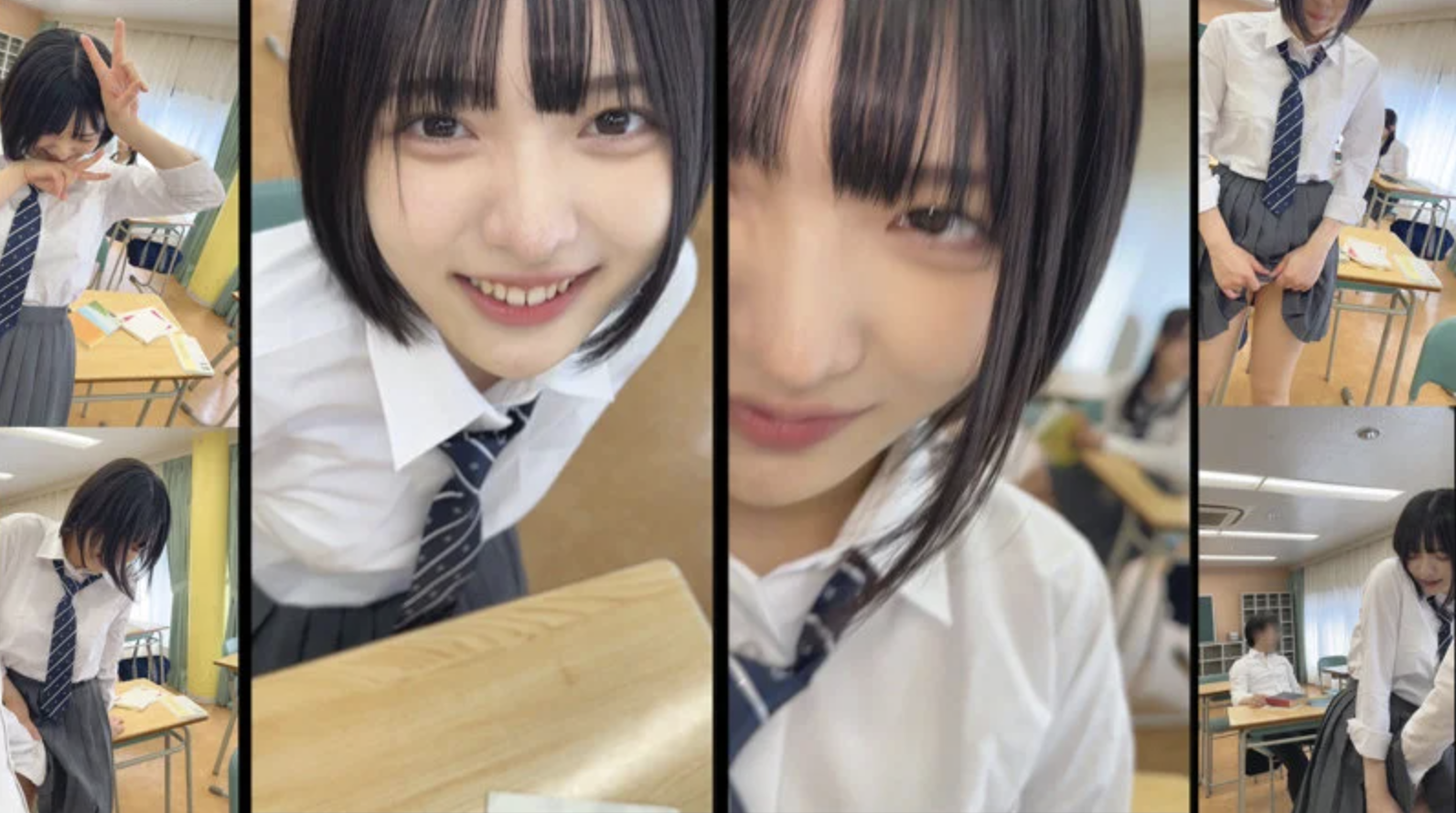 【虹村ゆみ smuc169】学校内でいたずら盗撮中出しセックス
