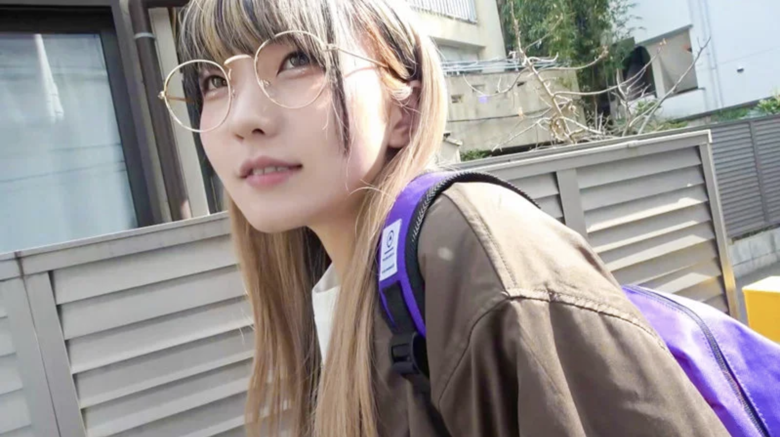 【日泉舞香 srtf068】メガネ美女をナンパして中出しハメ撮りがエロい