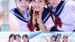 【北岡果林 柏木こなつ 花守夏歩 deaa016】ビーチでナンパした女子校生と複数4P中出しセックスがエロすぎる