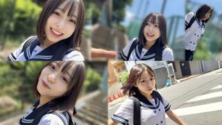 【月乃あや smuk288 】セーラー服女子高生と濃厚フェラ騎乗位ハメ撮り中出しセックスがエロすぎる