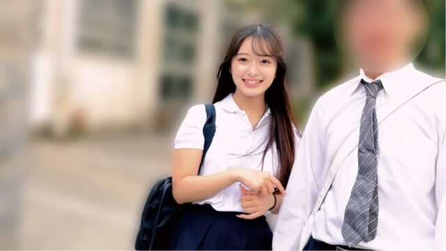 【花守夏歩で確定！】orecz434 制服で歩くシーン