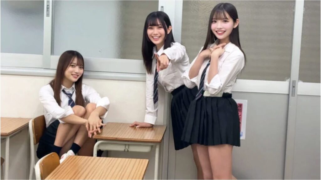 smgd043佐藤愛瑠(元アイドル)・北岡果林(元子役)・谷村凪咲　パンチラ