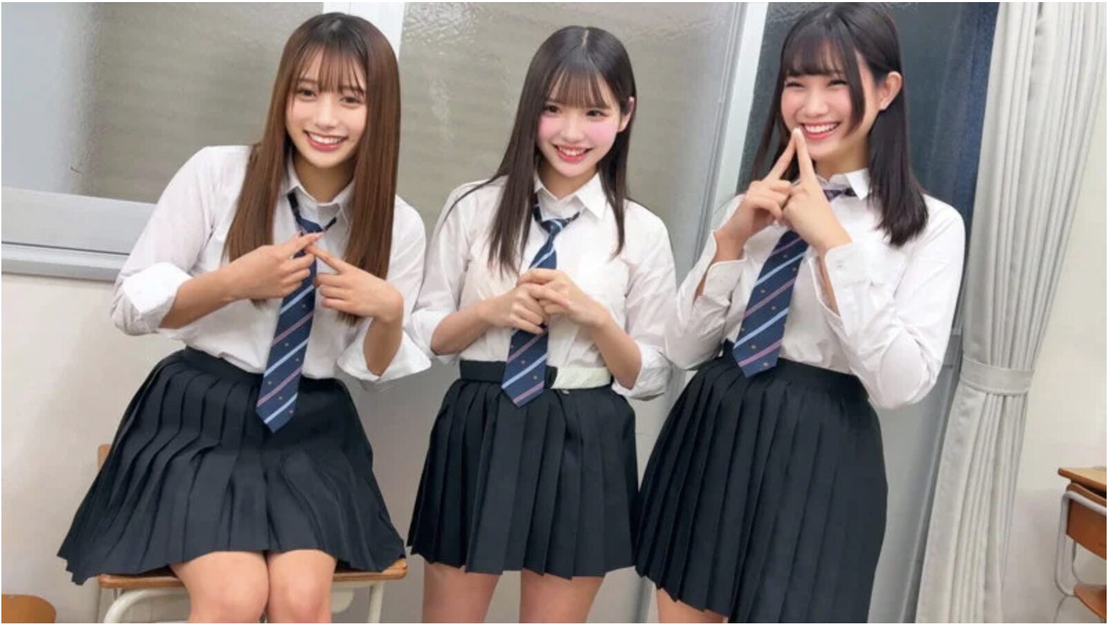 smgd043佐藤愛瑠(元アイドル)・北岡果林(元子役)・谷村凪咲　