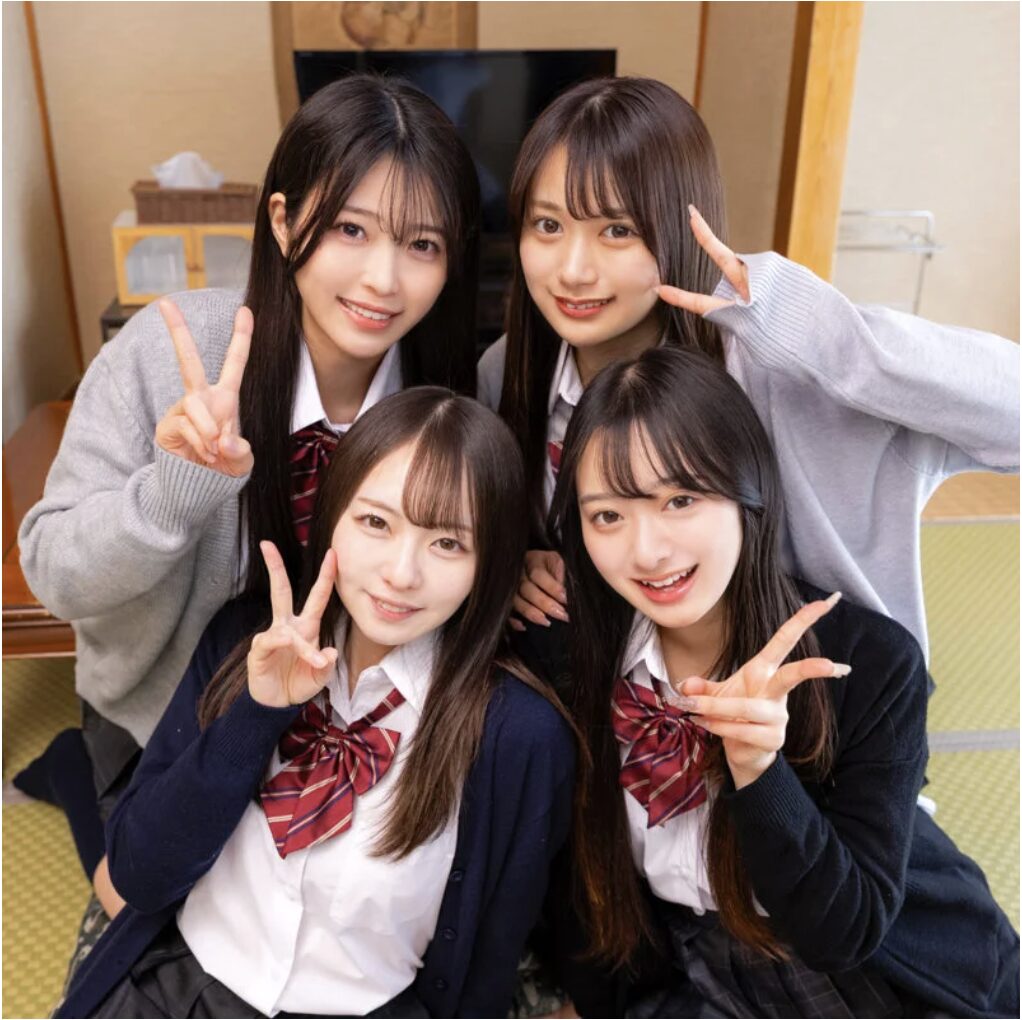 deaa040北岡果林・花守夏歩・西元めいさ・青坂あおい 修学旅行