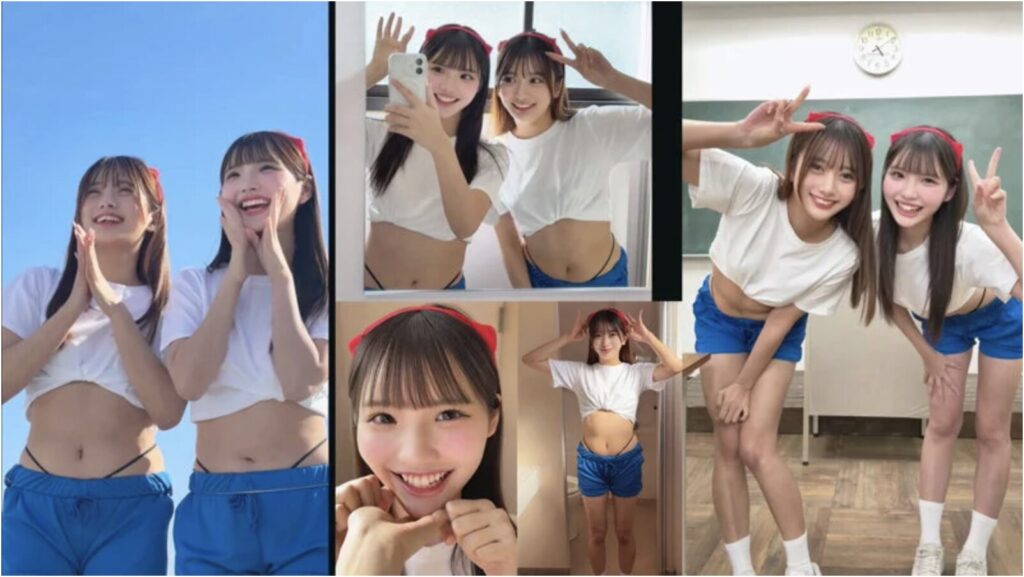 smgd041北岡果林&佐藤愛瑠 体操服