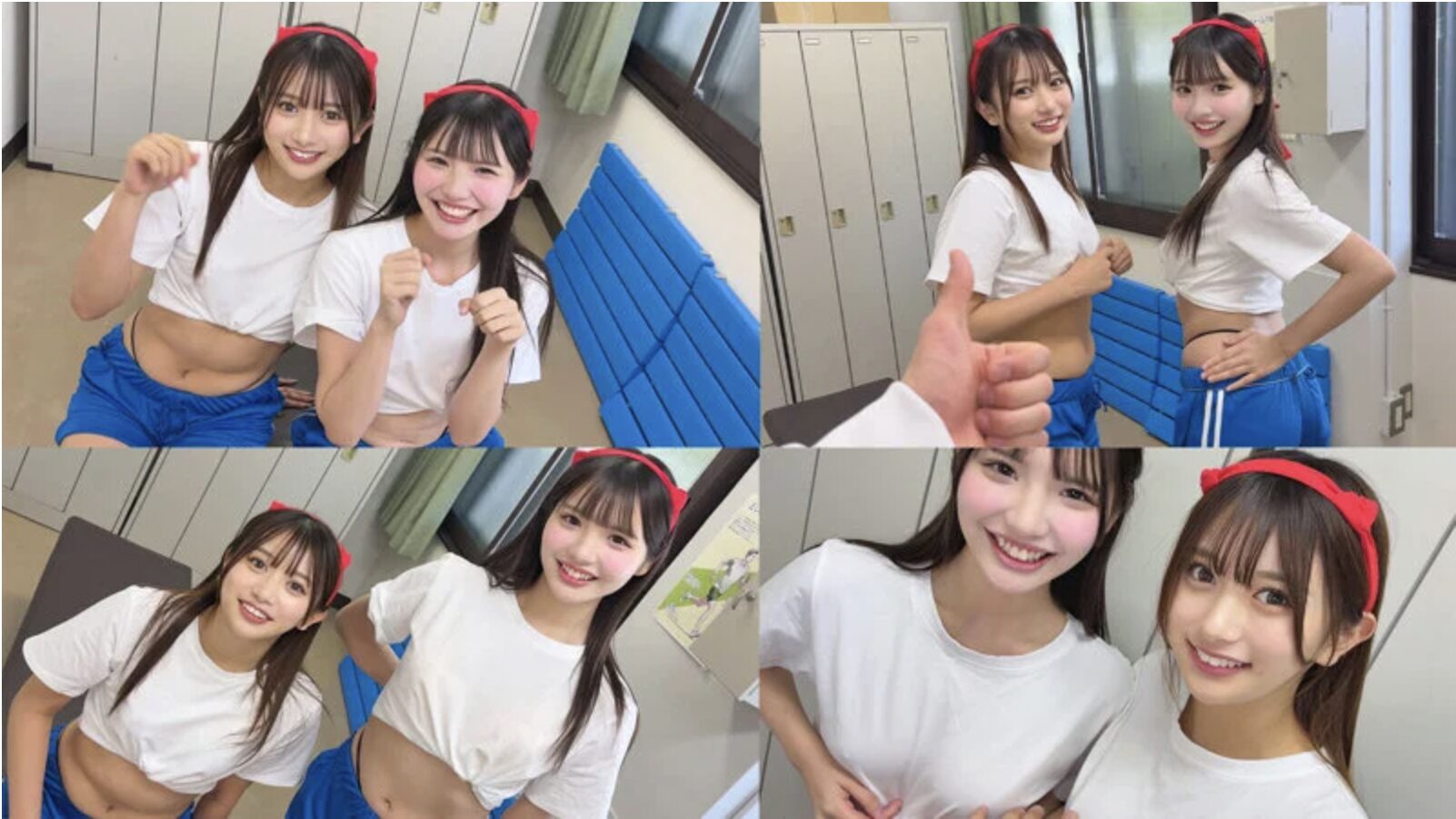 smgd041北岡果林&佐藤愛瑠 体操服