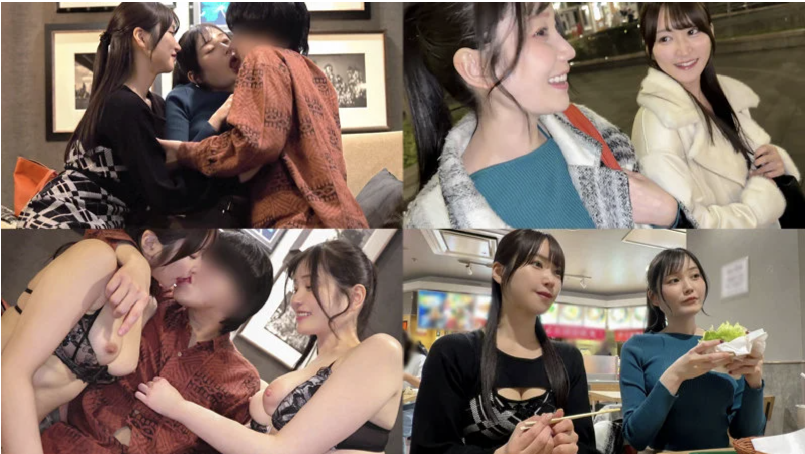 simw010の依本しおり＆本田もも　キス　おっぱい